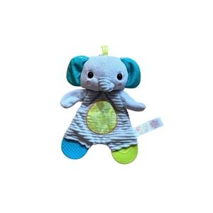 Bright Starts Snuggle & Teethe Elephant‎ Plush Teether Toy Infant